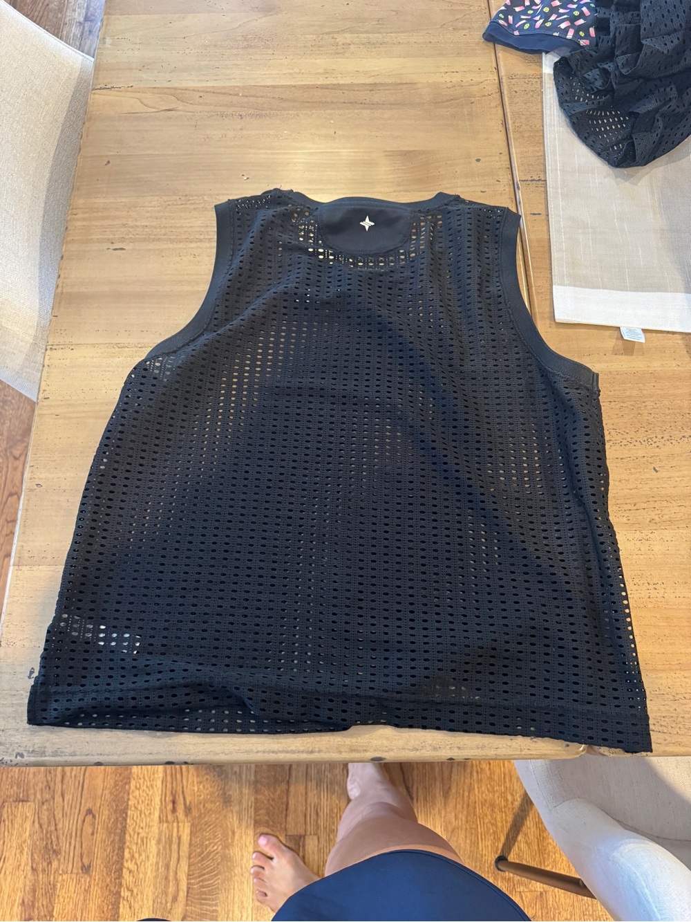 Tuckernuck Black cane sasha Mesh Tank Top